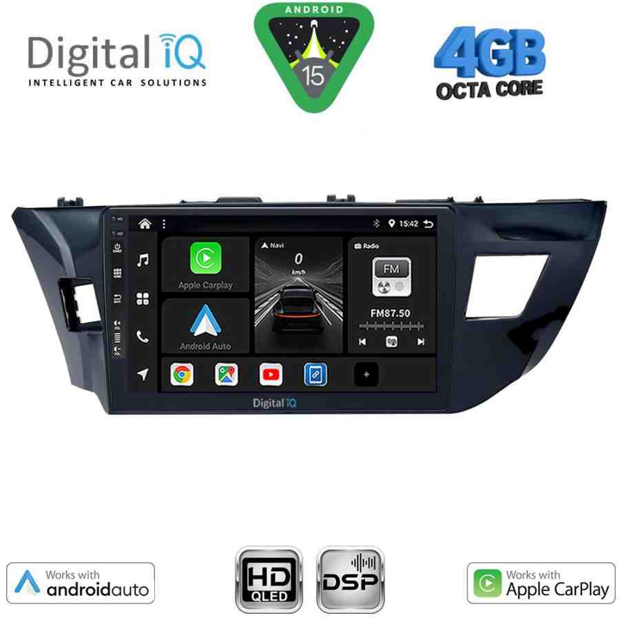DIGITAL IQ BXF 6714MD_CPAA (10inc) MULTIMEDIA TABLET for TOYOTA COROLLA mod. 2013-2016