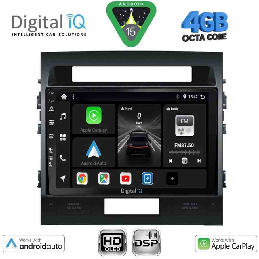 DIGITAL IQ BXF 6724_CPAA (10inc) MULTIMEDIA TABLET for TOYOTA LANDCRUISER mod. 2008-2015