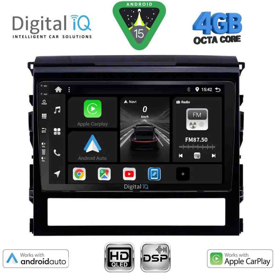 DIGITAL IQ BXF 6725_CPAA (9inc) MULTIMEDIA TABLET for TOYOTA LANDCRUISER mod. 2016-2019