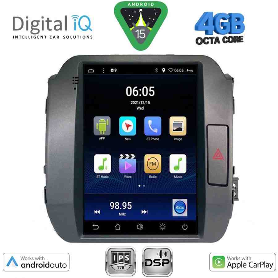 DIGITAL IQ BXF 6927_CPAA TESLA STYLE for KIA SPORTAGE mod. 2010-2015