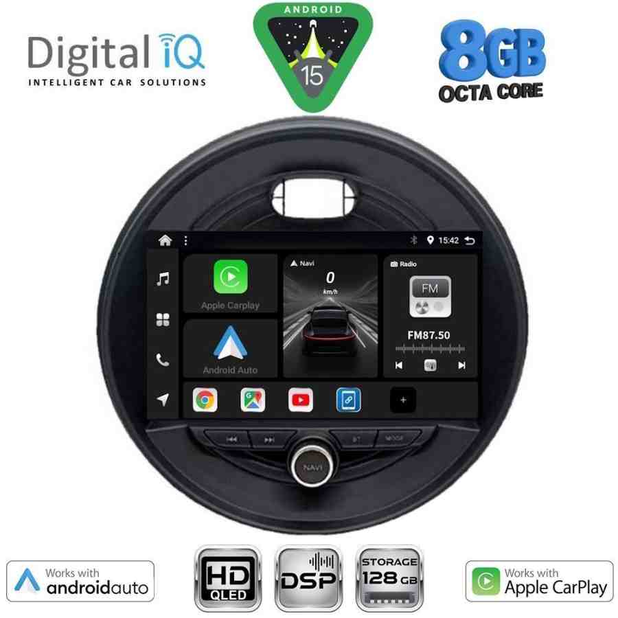 DIGITAL IQ BXF 7066_CPAA (9inc) MULTIMEDIA TABLET for MINI COOPER (F55-56-F57) mod. 2015-2024 - CLUBMAN (F54) mod. 2015-2024 - ROADSTER (F59) mod. 2014-2024 - COUNTRYMAN (F60) mod. 2016-2024