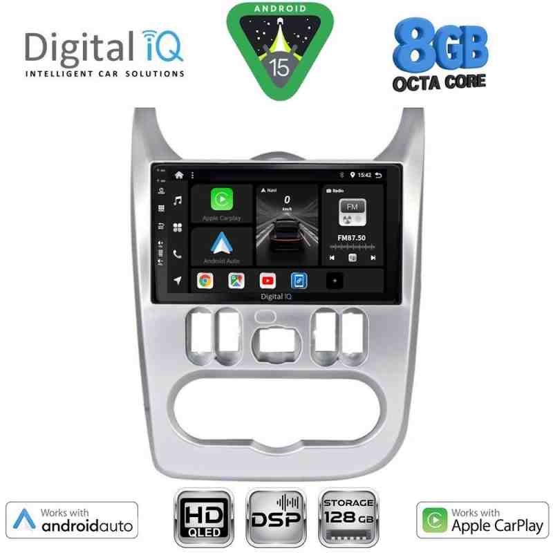 DIGITAL IQ BXF 7101SL_CPAA (9inc) MULTIMEDIA TABLET for DACIA DUSTER – LOGAN – SANDERO mod. 2006-2012 (SILVER)