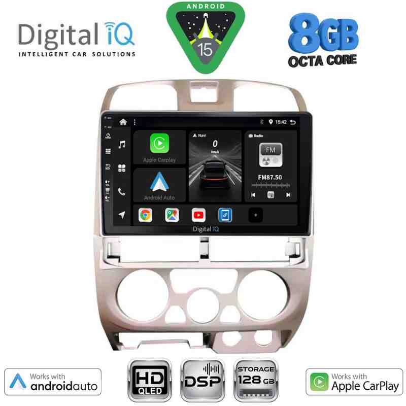DIGITAL IQ BXF 7253SL_CPAA (9inc) MULTIMEDIA TABLET for ISUZU D-MAX mod. 2002-2008 (SILVER)