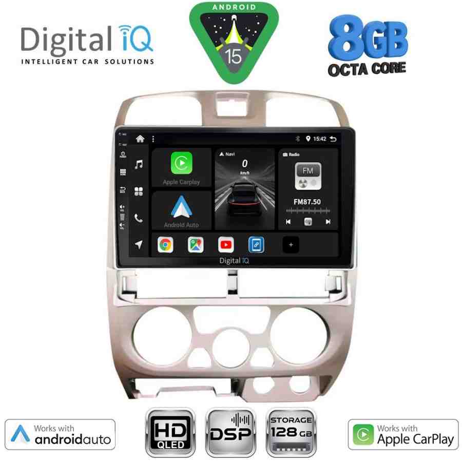 DIGITAL IQ BXF 7253SL_CPAA (9inc) MULTIMEDIA TABLET for ISUZU D-MAX mod. 2002-2008 (SILVER)