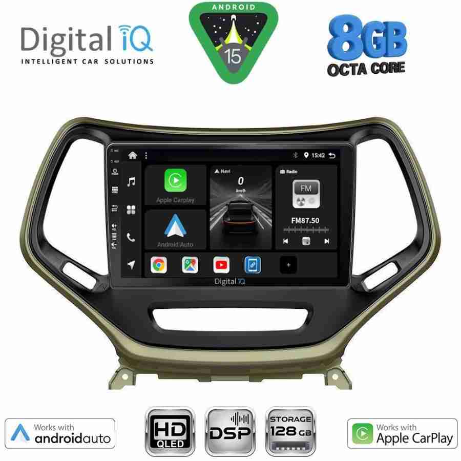 DIGITAL IQ BXF 7273_CPAA (10inc) MULTIMEDIA TABLET for JEEP CHEROKEE mod. 2014-2024