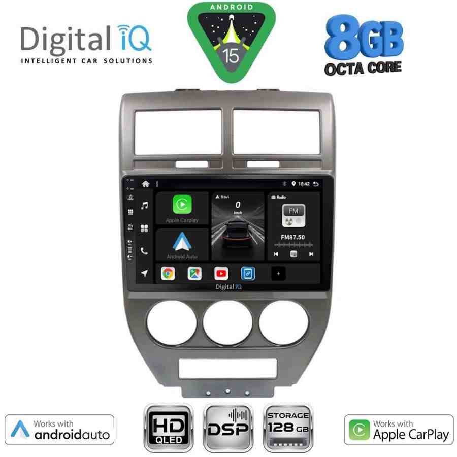 DIGITAL IQ BXF 7276_CPAA (10inc) MULTIMEDIA TABLET for JEEP COMPASS - PATRIOT mod. 2007-2016