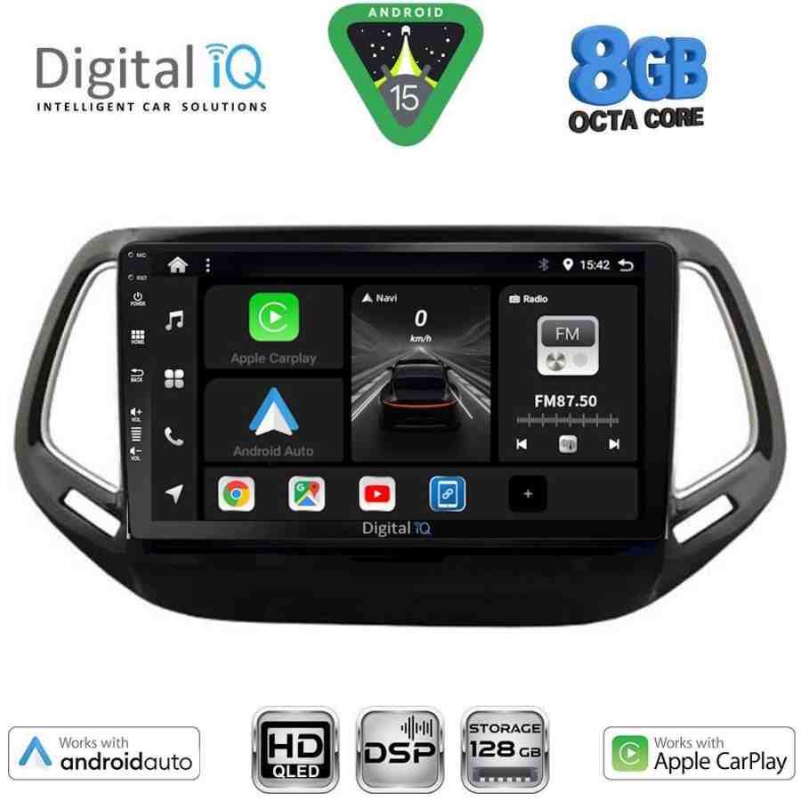 DIGITAL IQ BXF 7278_CPAA (10inc) MULTIMEDIA TABLET for JEEP COMPASS mod. 2016-2021