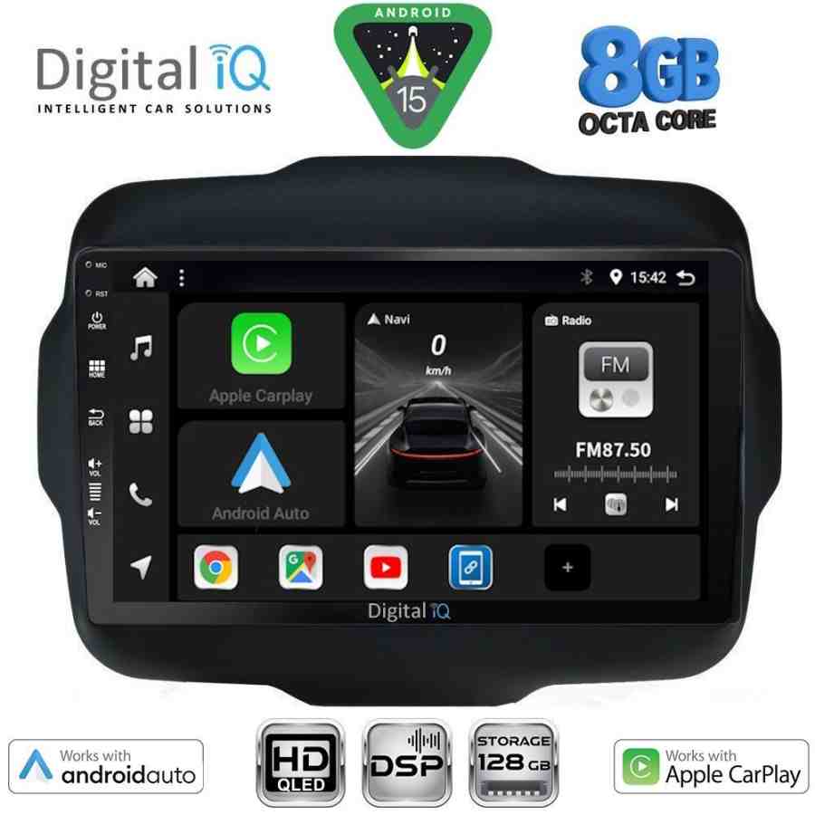 DIGITAL IQ BXF 7290_CPAA (9inc) MULTIMEDIA TABLET for JEEP RENEGADE  mod. 2014-2025