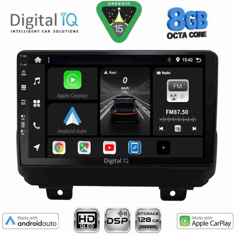 DIGITAL IQ BXF 7298_CPAA (9inc) MULTIMEDIA TABLET for JEEP WRANGLER mod. 2018>