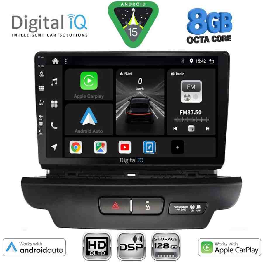 DIGITAL IQ BXF 7304_CPAA (9inc) MULTIMEDIA TABLET for KIA CEED - XCEED mod. 2018-2022
