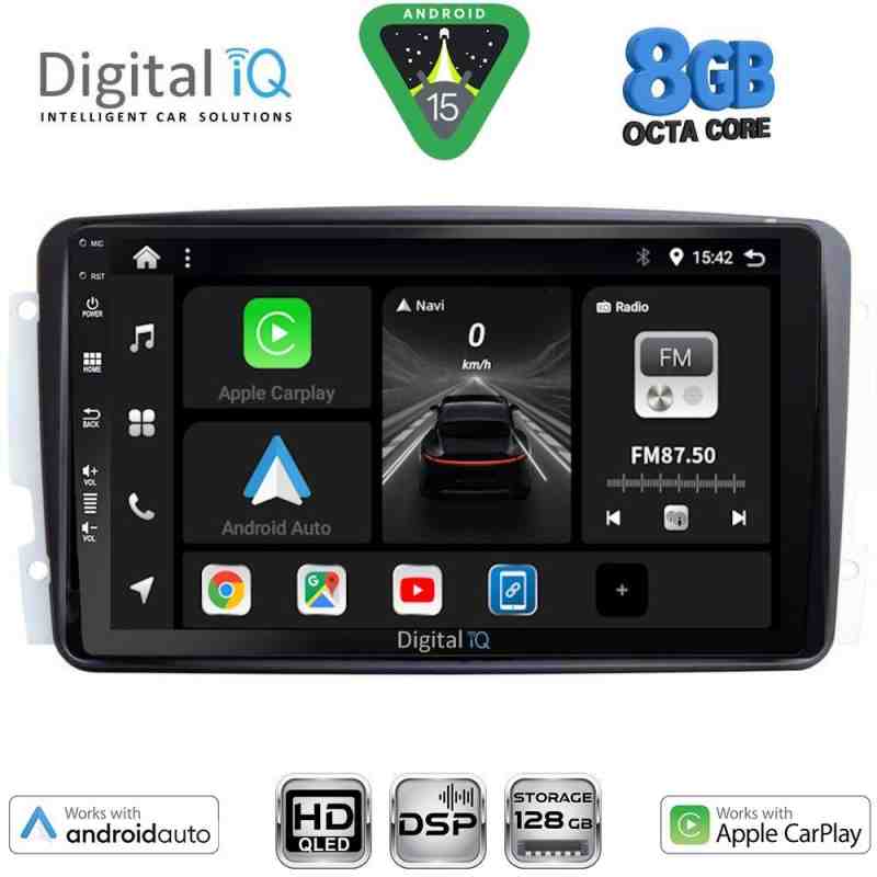 DIGITAL IQ BXF 7401_CPAA (9inc) MULTIMEDIA TABLET for MERCEDES CLK (W209) mod. 2000-2004