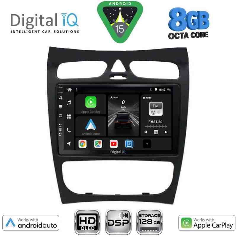 DIGITAL IQ BXF 7406_CPAA (9inc) MULTIMEDIA TABLET for MERCEDES CLK (W209) mod. 2000-2004