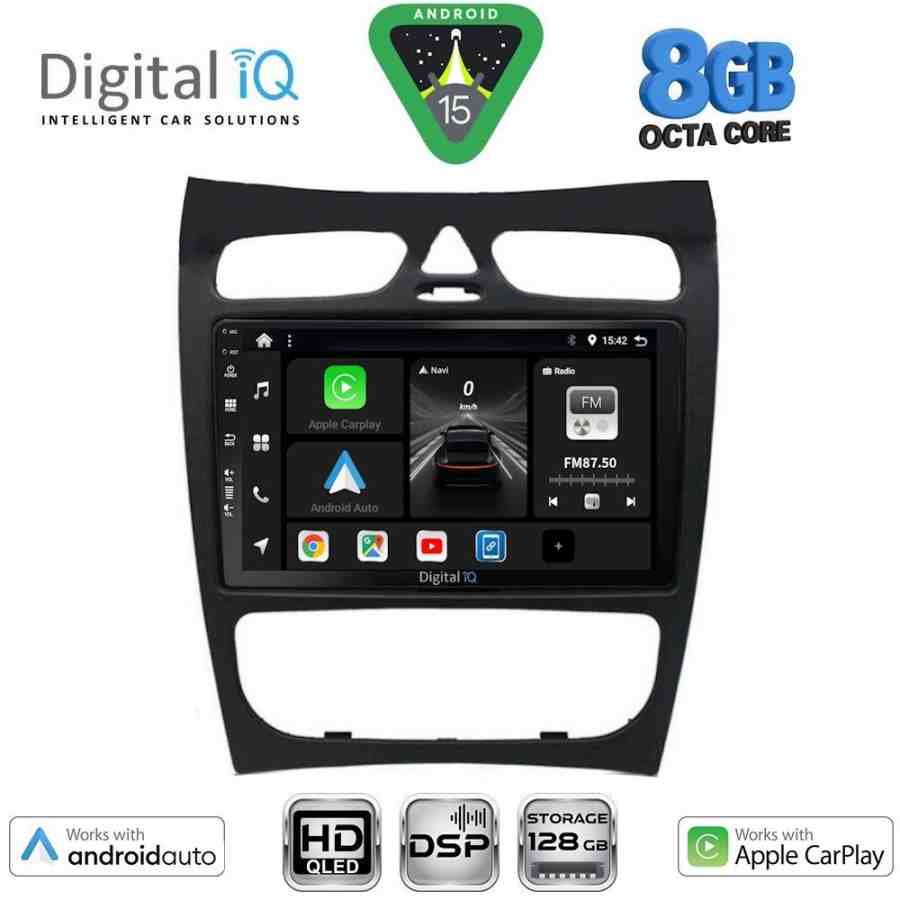 DIGITAL IQ BXF 7406_CPAA (9inc) MULTIMEDIA TABLET for MERCEDES CLK (W209) mod. 2000-2004