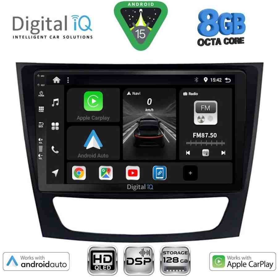 DIGITAL IQ BXF 7408_CPAA (9inc) MULTIMEDIA TABLET for MERCEDES E (W211) – CLS (W219) mod. 2003-2009