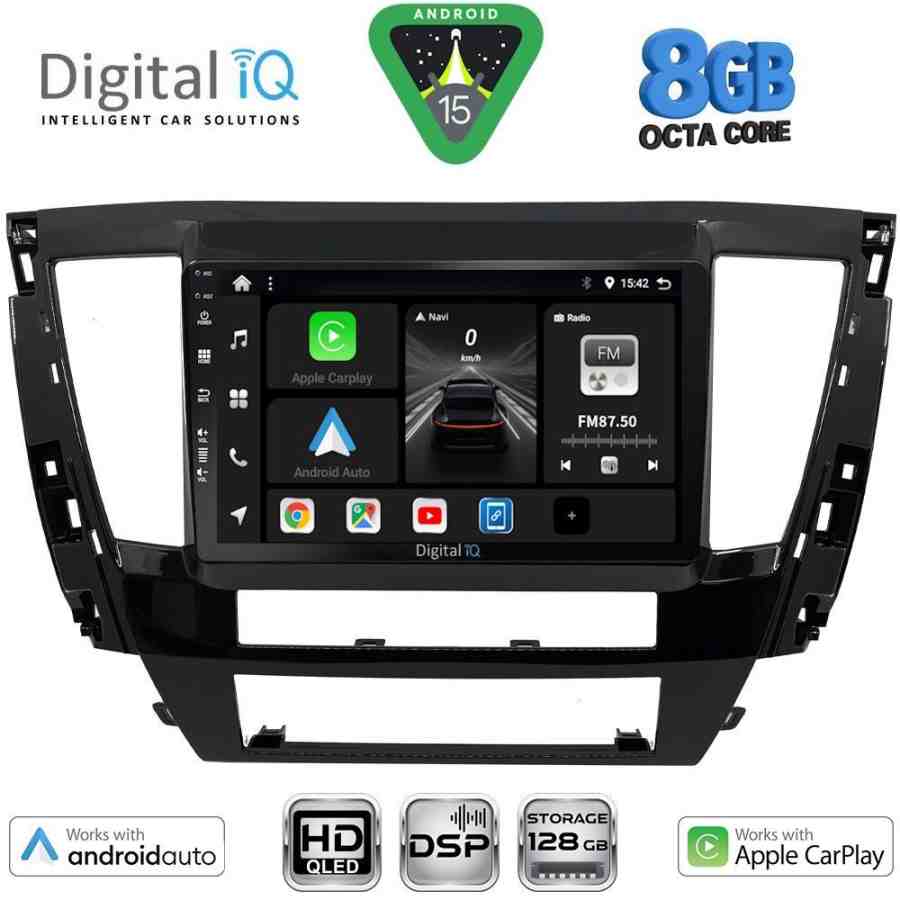 DIGITAL IQ BXF 7447S_CPAA (9inc) MULTIMEDIA TABLET for MITSUBISHI PAJERO SPORT mod. 2020-2026
