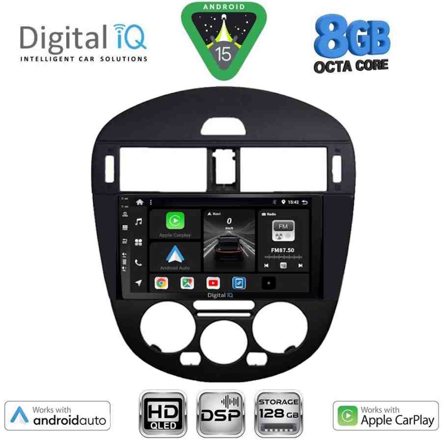 DIGITAL IQ BXF 7470AC_CPAA (9inc) MULTIMEDIA TABLET for NISSAN PULSAR mod. 2014-2020 with A/C