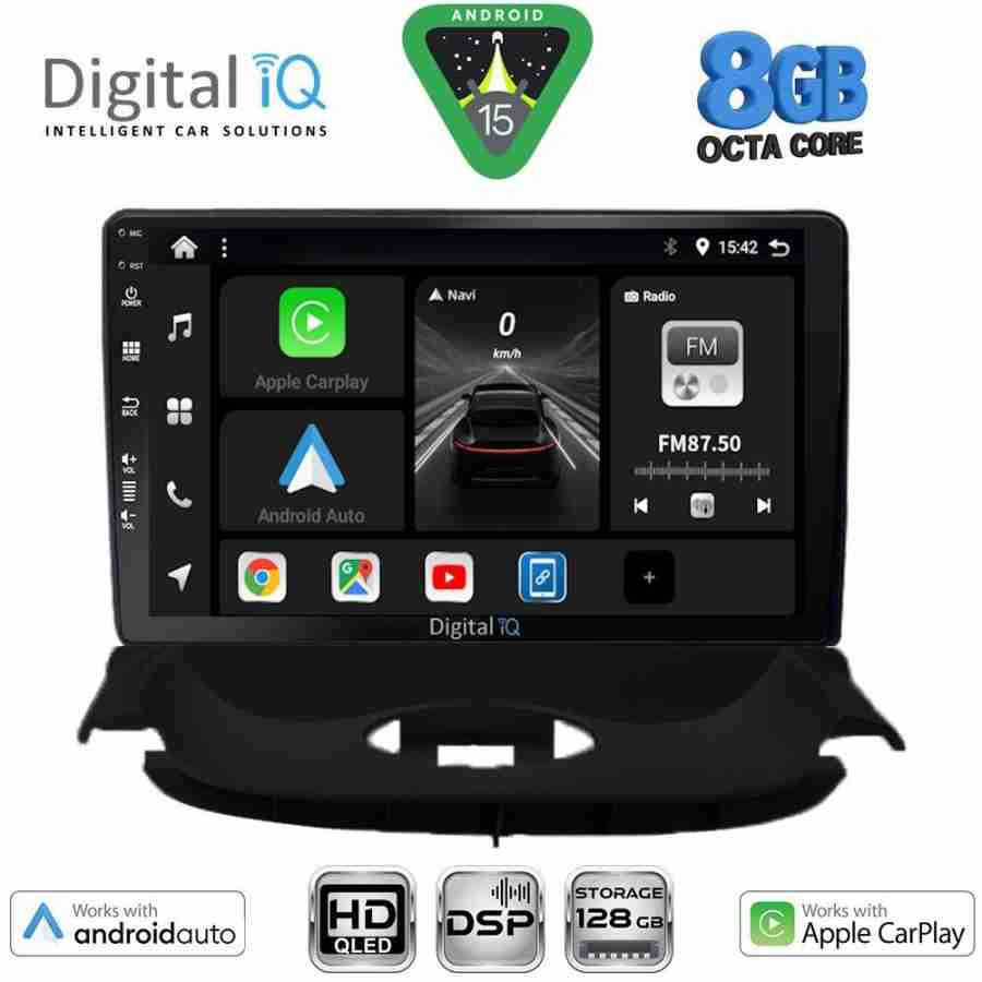 DIGITAL IQ BXF 7505_CPAA (9inc) MULTIMEDIA TABLET for PEUGEOT 206 mod. 1998-2006