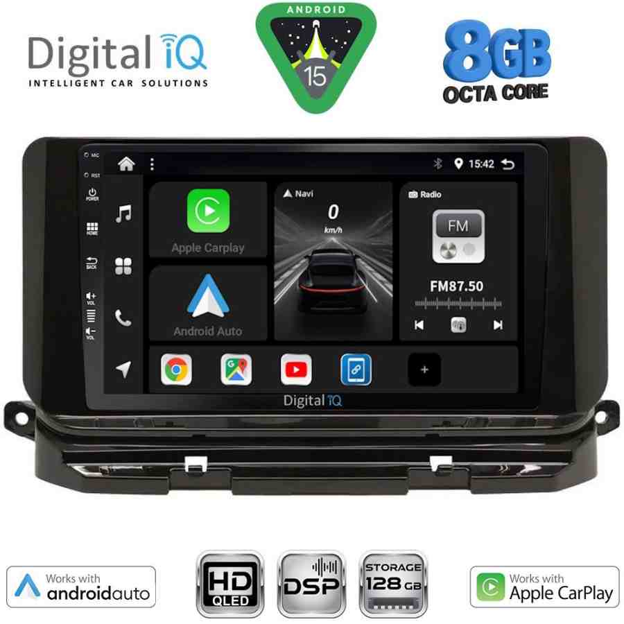 DIGITAL IQ BXF 7598_CPAA (10inc) MULTIMEDIA TABLET for SKODA OCTAVIA 8 mod. 2021-2026