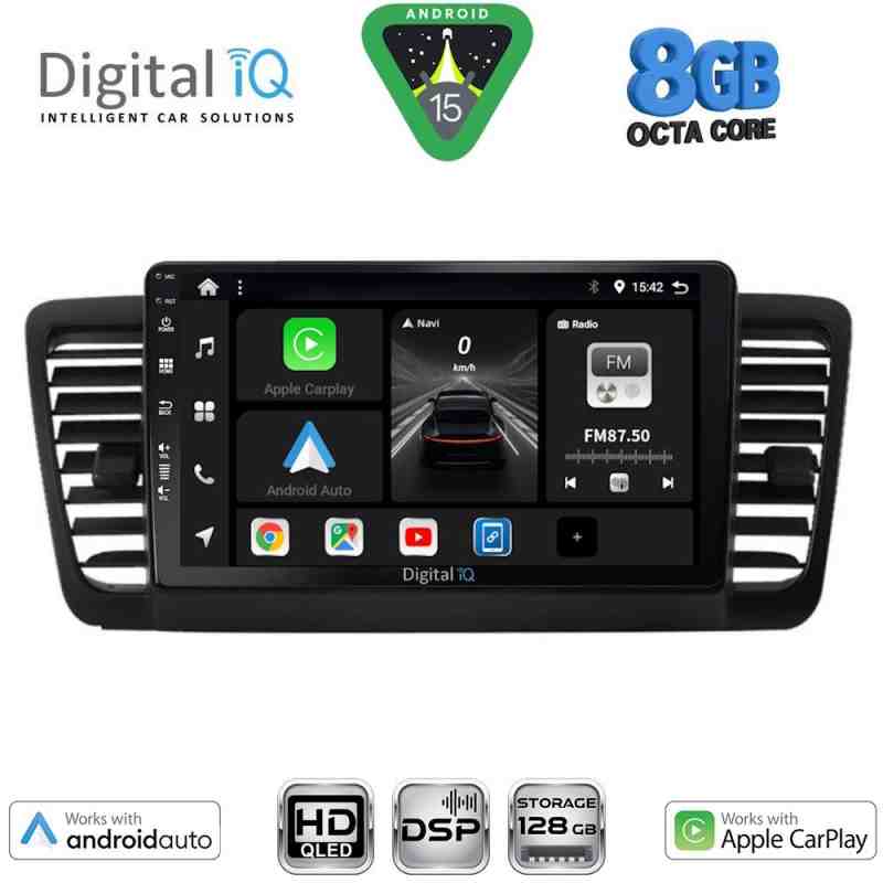 DIGITAL IQ BXF 7665_CPAA (9inc) MULTIMEDIA TABLET for SUBARU LEGACY - OUTBACK mod. 2002-2008