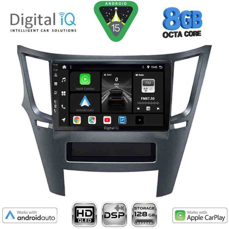DIGITAL IQ BXF 7667_CPAA (9inc) MULTIMEDIA TABLET for SUBARU LEGACY - OUTBACK mod. 2009-2014