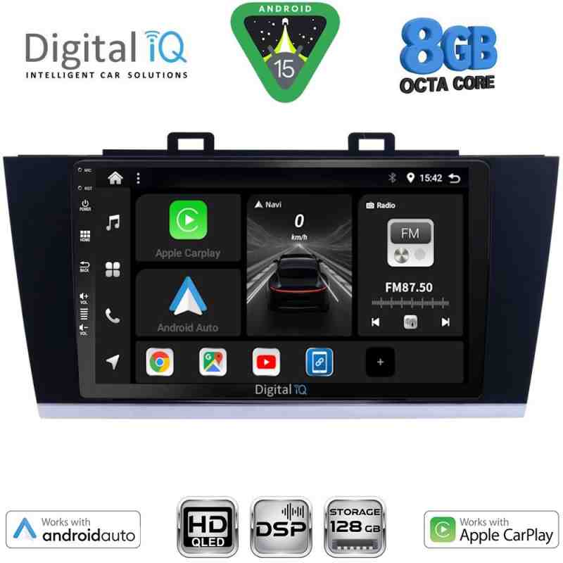 DIGITAL IQ BXF 7668_CPAA (9inc) MULTIMEDIA TABLET for SUBARU LEGACY - OUTBACK mod. 2014-2019