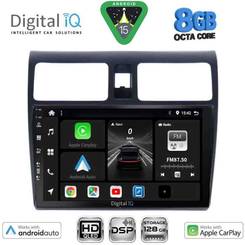 DIGITAL IQ BXF 7684_CPAA (10inc) MULTIMEDIA TABLET for SUZUKI SWIFT mod. 2005-2011