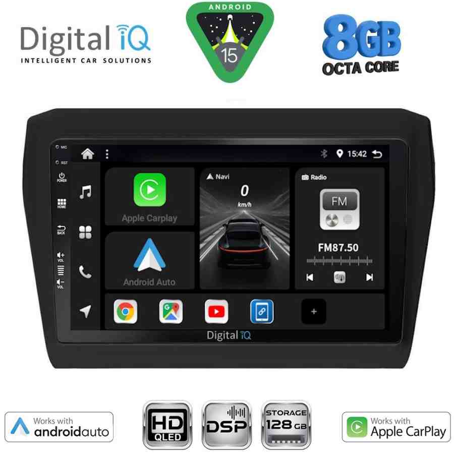 DIGITAL IQ BXF 7686_CPAA (9inc) MULTIMEDIA TABLET for SUZUKI SWIFT mod. 2017-2026