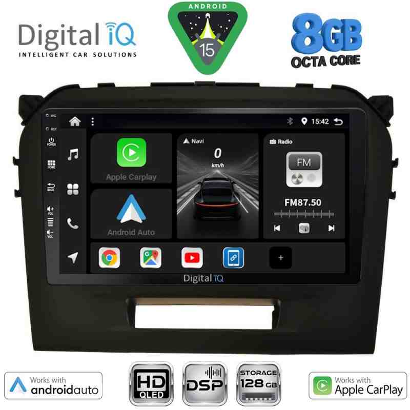 DIGITAL IQ BXF 7697_CPAA (9inc) MULTIMEDIA TABLET for SUZUKI VITARA mod. 2016-2025