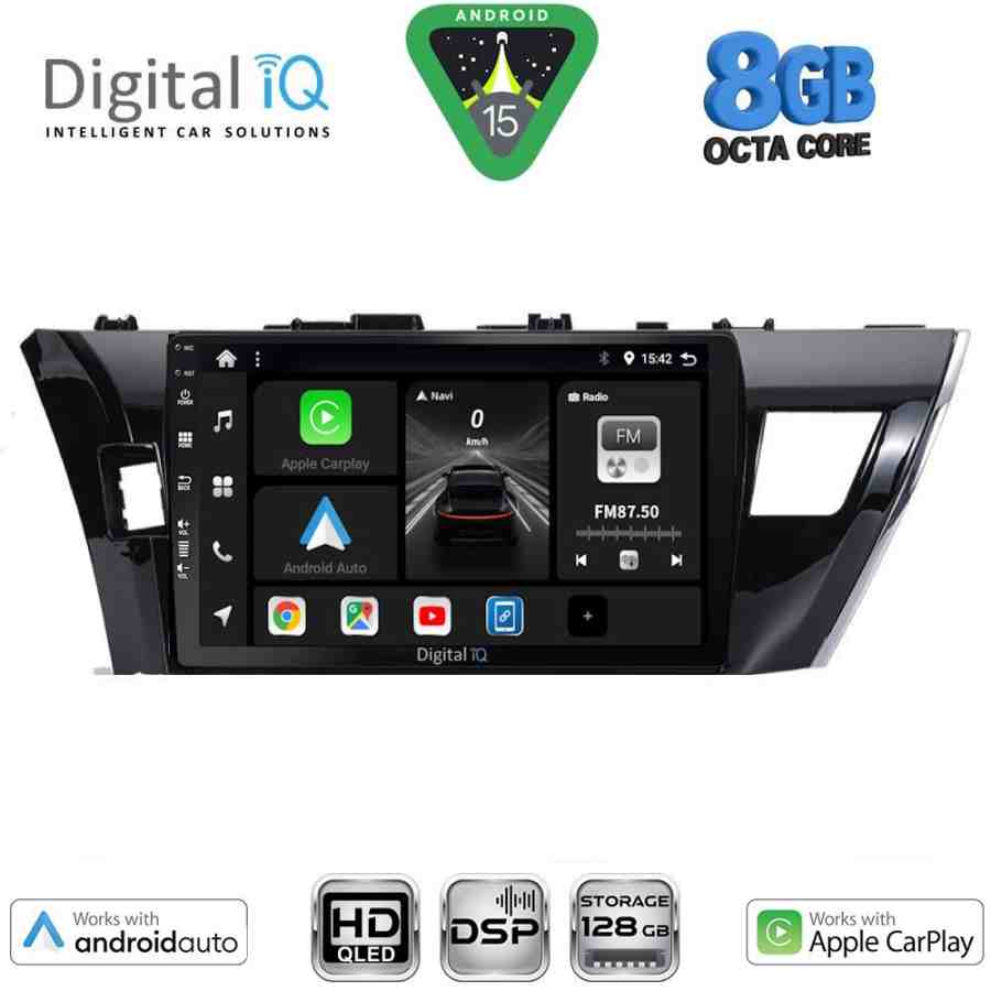 DIGITAL IQ BXF 7714SM_CPAA (10inc) MULTIMEDIA TABLET for TOYOTA COROLLA mod. 2013-2016