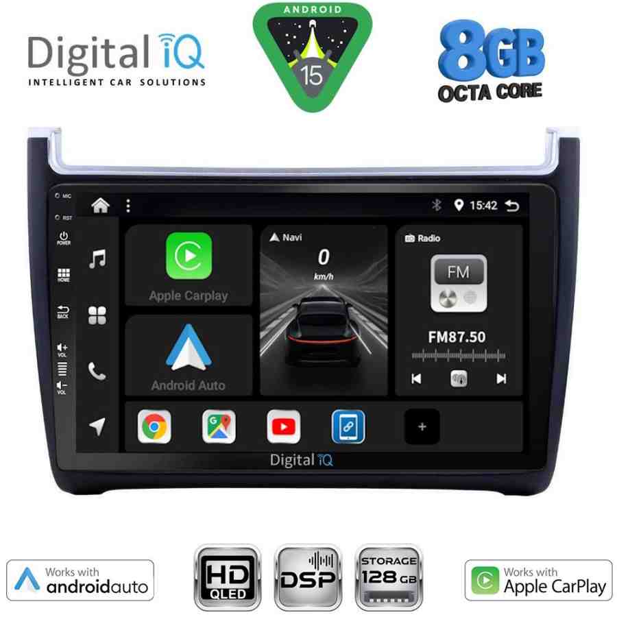 DIGITAL IQ BXF 7757_CPAA (9inc) MULTIMEDIA TABLET for VW POLO mod. 2014-2017