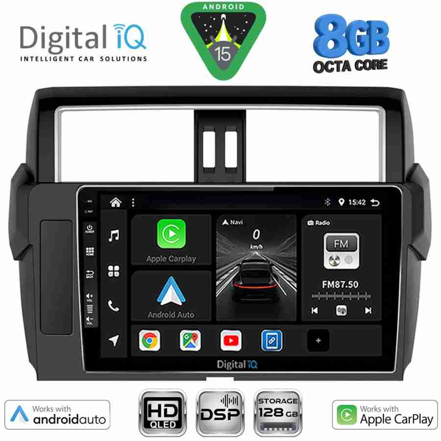 DIGITAL IQ BXF 7777_CPAA (10inc) MULTIMEDIA TABLET for TOYOTA PRADO mod. 2014-2017