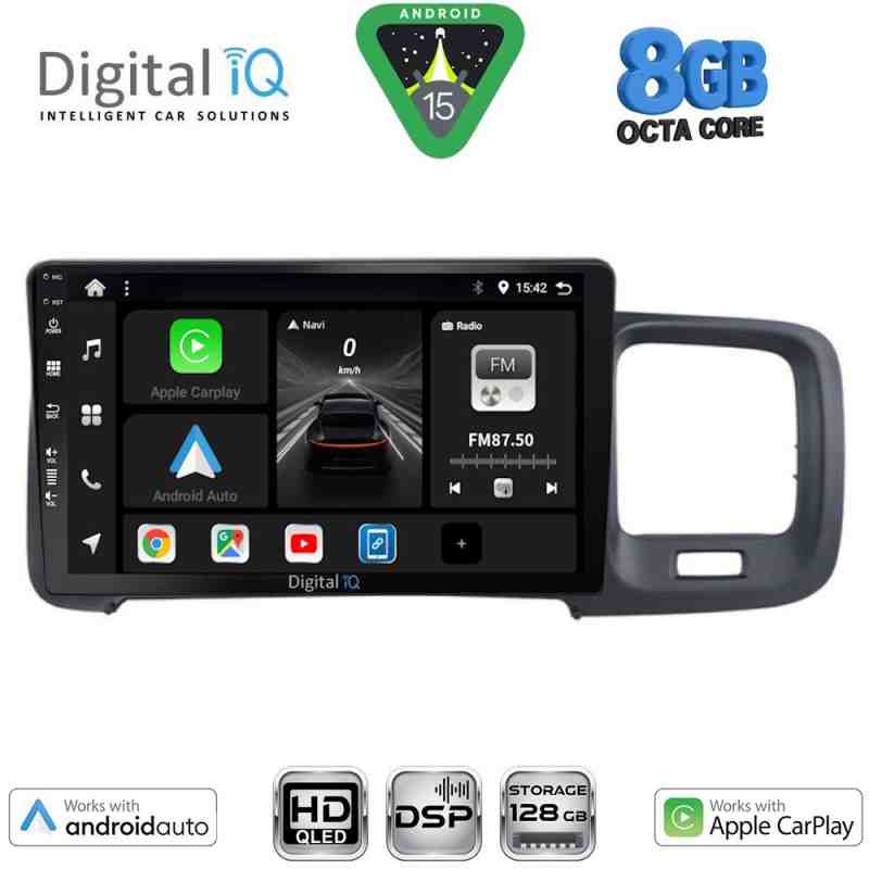 DIGITAL IQ BXF 7785_CPAA (9inc) MULTIMEDIA TABLET for VOLVO S60 mod. 2010-2018