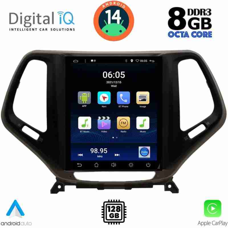 DIGITAL IQ BXF 7984_CPAA TESLA STYLE for JEEP CHEROKEE mod. 2014>