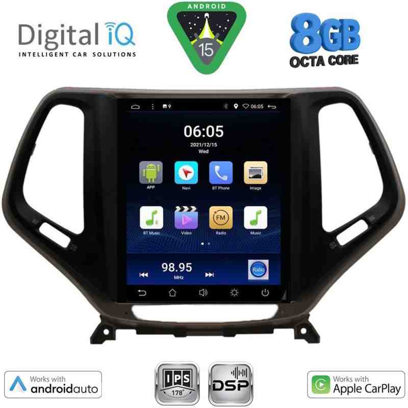 DIGITAL IQ BXF 7984_CPAA TESLA STYLE for JEEP CHEROKEE mod. 2014-2024