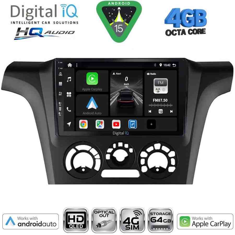 DIGITAL IQ BXK 19441AC_CPAA (9inc) MULTIMEDIA TABLET for MITSUBISHI OUTLANDER mod. 2001-2005 with A/C