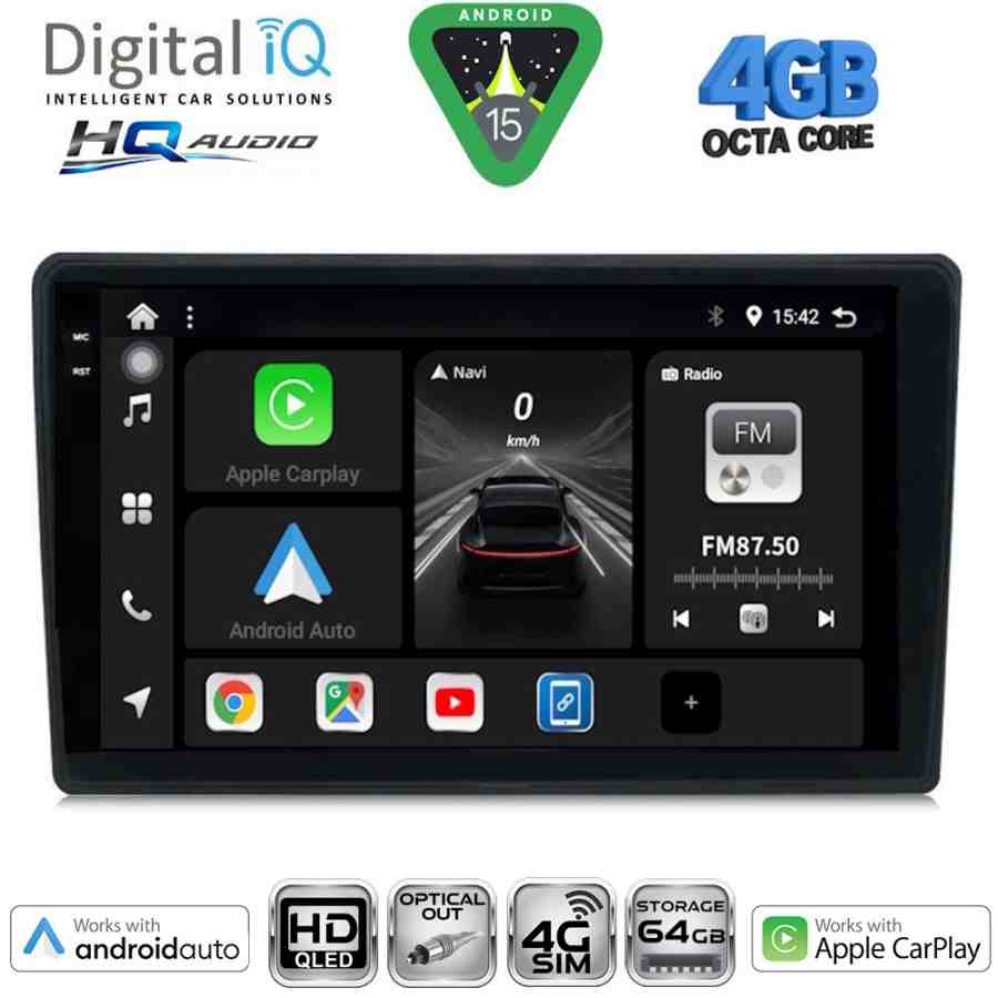 DIGITAL IQ BXK 19020_CPAA (9inc) MULTIMEDIA TABLET for ALFA ROMEO 159 – SPIDER – BRERA mod. 2004-2012