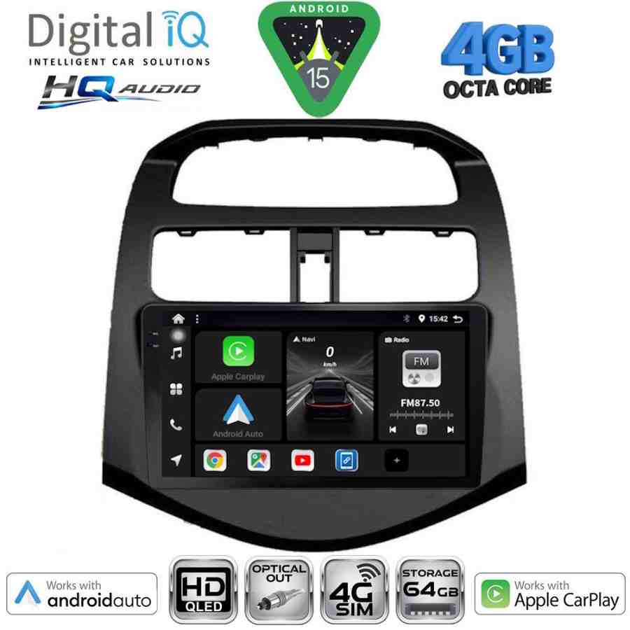 DIGITAL IQ BXK 19078_CPAA (9inc) MULTIMEDIA TABLET for CHEVROLET SPARK mod. 2009-2015