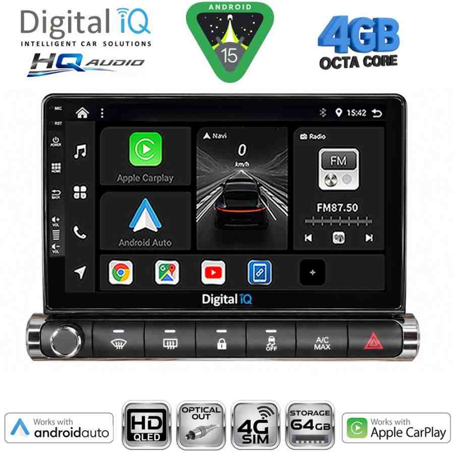 DIGITAL IQ BXK 19089H_CPAA (9inc) MULTIMEDIA TABLET for CITROEN C4 CACTUS mod. 2014-2021 High Version