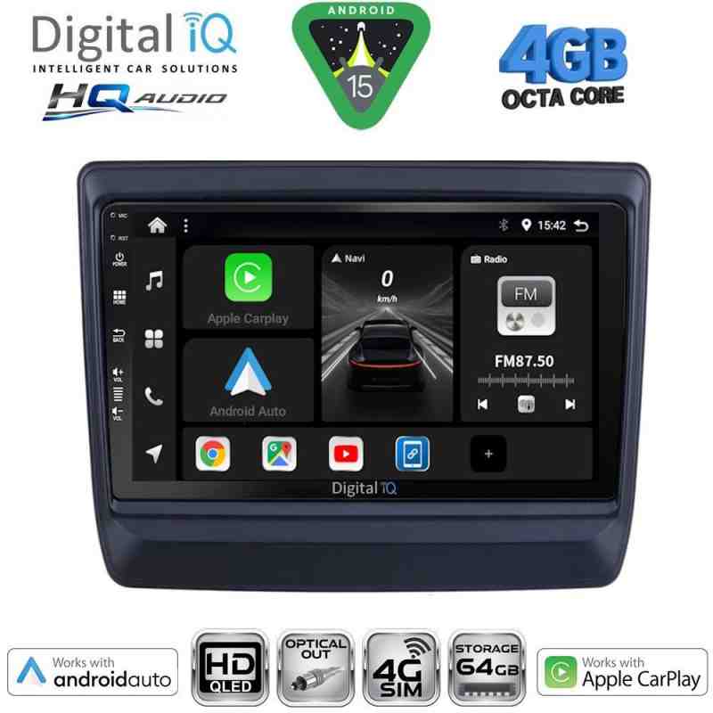 DIGITAL IQ BXK 19256_CPAA (9inc) MULTIMEDIA TABLET for ISUZU DMAX mod. 2020-2026