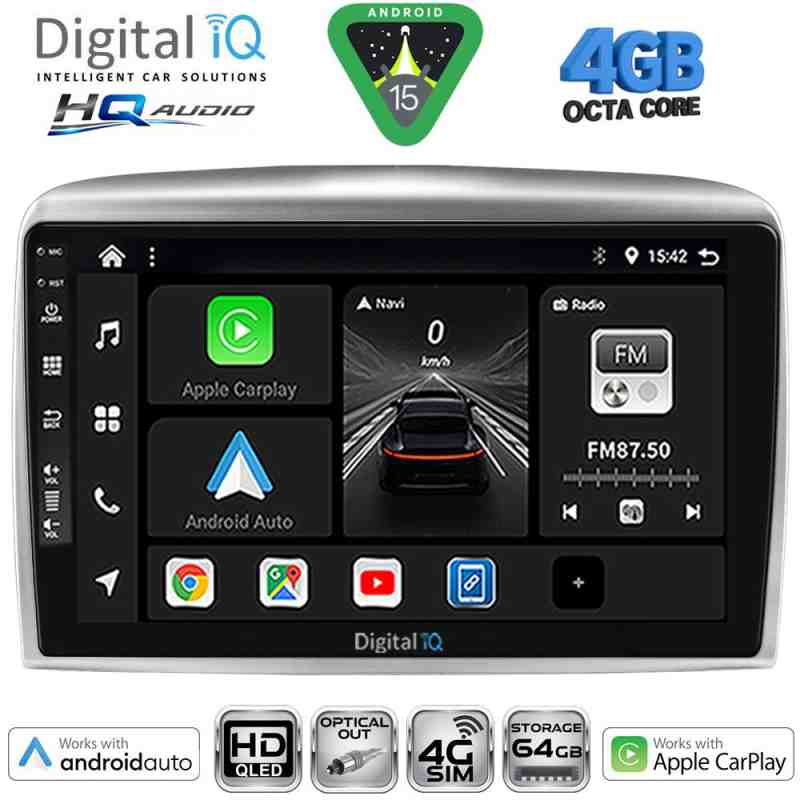 DIGITAL IQ BXK 19333_CPAA (9inc) MULTIMEDIA TABLET for LANCIA YPSILON mod. 2006-2011
