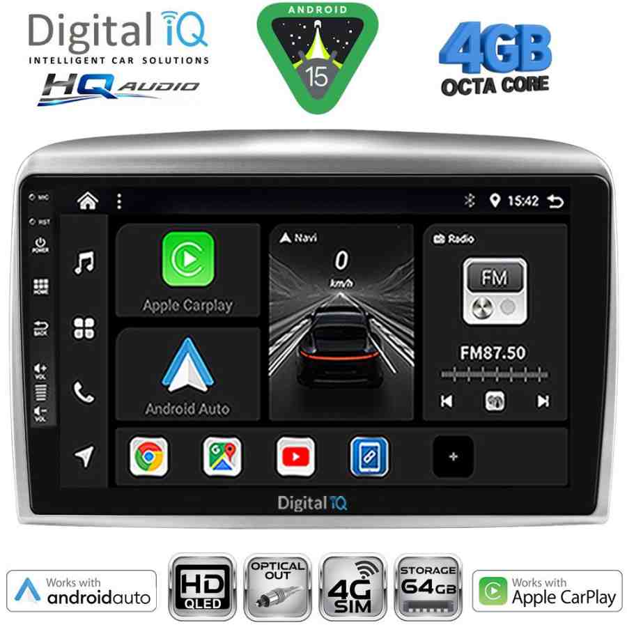 DIGITAL IQ BXK 19333_CPAA (9inc) MULTIMEDIA TABLET for LANCIA YPSILON mod. 2006-2011