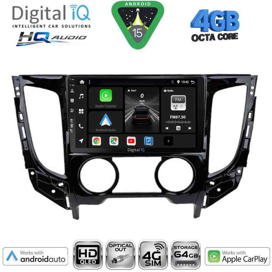 DIGITAL IQ BXK 19437_CPAA A/C (9inc) MULTIMEDIA TABLET for MITSUBISHI L200 mod. 2015-2019 με A/C