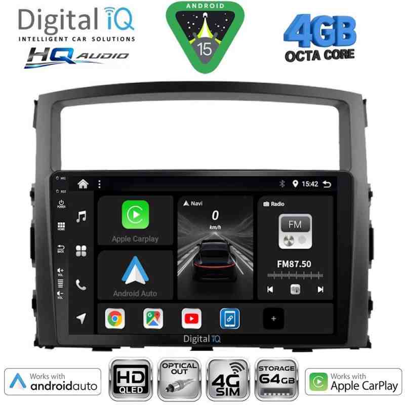 DIGITAL IQ BXK 19446_CPAA (9inc) MULTIMEDIA TABLET for MITSUBISHI PAJERO mod. 2006-2013