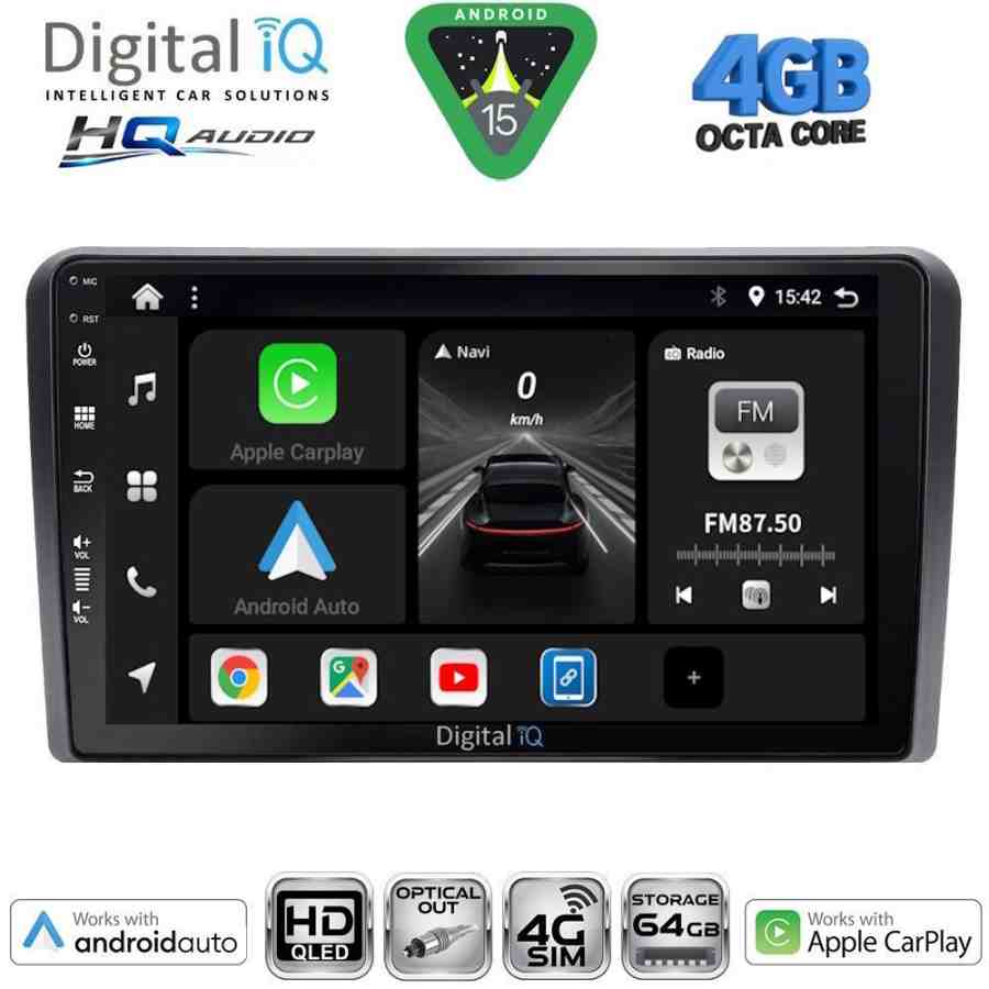 DIGITAL IQ BXK 19455_CPAA (9inc) MULTIMEDIA TABLET for NISSAN PRIMERA P12 mod. 2001-2008