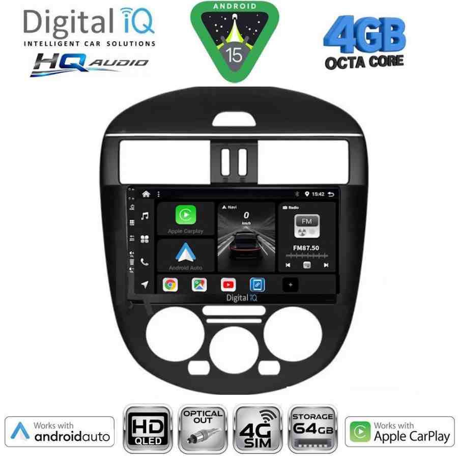 DIGITAL IQ BXK 19465AC_CPAA (9inc) MULTIMEDIA TABLET for NISSAN TIIDA mod. 2013-2023 with A/C