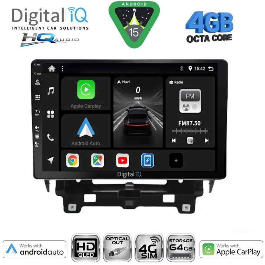 DIGITAL IQ BXK 19560_CPAA (10inc) MULTIMEDIA TABLET for RENAULT TRAFIC – NISSAN PRIMASTAR mod. 2021+