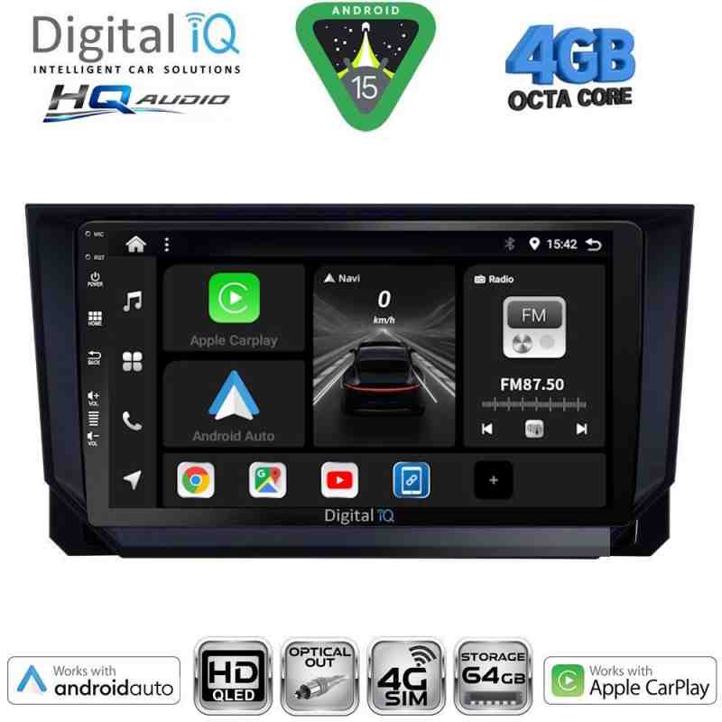 DIGITAL IQ BXK 19573_CPAA (9inc) MULTIMEDIA TABLET for SEAT ARONA - IBIZA mod. 2018-2026