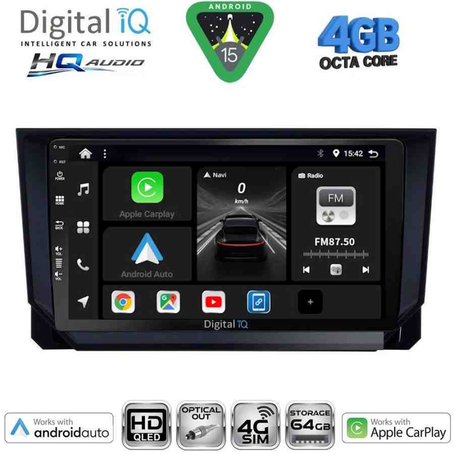DIGITAL IQ BXK 19573_CPAA (9inc) MULTIMEDIA TABLET for SEAT ARONA - IBIZA mod. 2018-2026