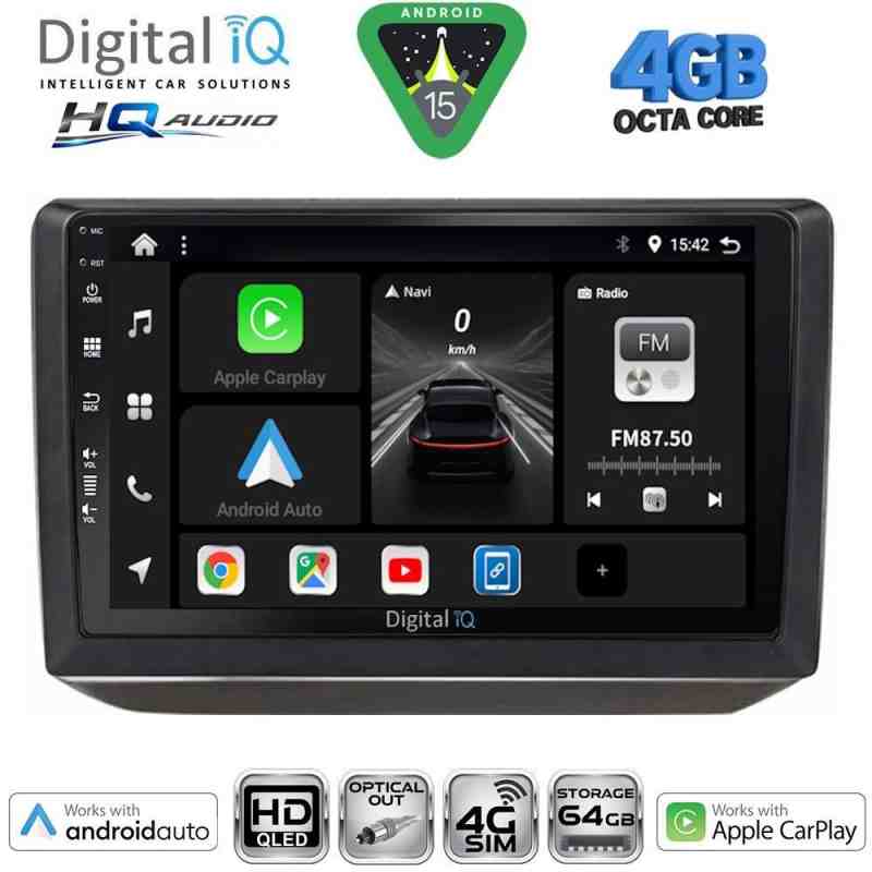 DIGITAL IQ BXK 19581_CPAA (10inc) MULTIMEDIA TABLET for SKODA FABIA mod. 2008-2014