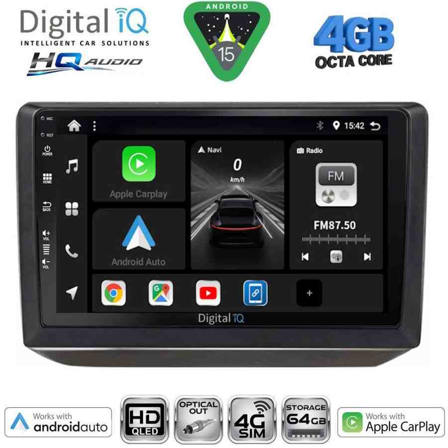 DIGITAL IQ BXK 19581_CPAA (10inc) MULTIMEDIA TABLET for SKODA FABIA mod. 2008-2014